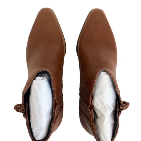 NIB Cole Haan Hadlyn Leather Bootie British Tan Size 6.5B - Picture 6 of 8